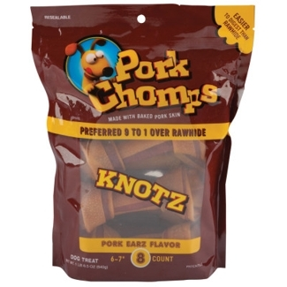 Pork Chomps Schweinefleisch Knotz