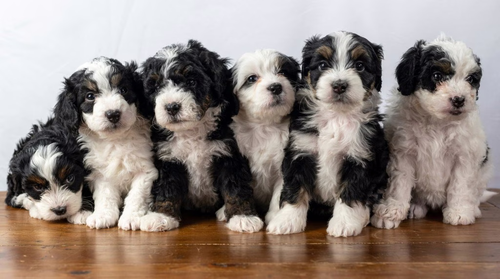 Bernedoodle Welpen: Niedliche Bilder und Fakten